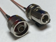 N Male to N Female Bulk Extension RG316 50 ohm Coax Cable Pick Your Length USA