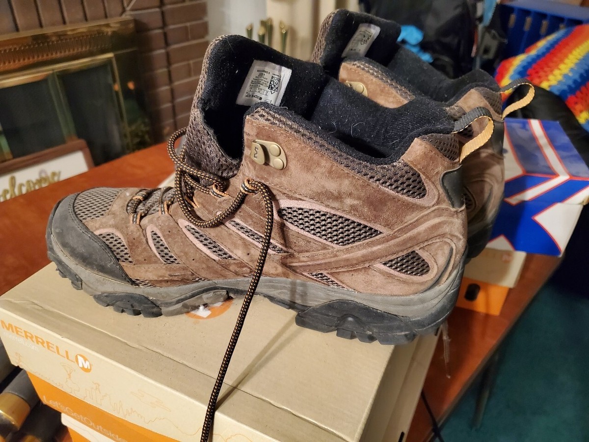 Merrell Moab 2 Mid Waterproof Hiking Boots Mens 10.5 Walnut J035869 Merrell Moab 2 Mid Waterproof Hiking Boots - Men main image 3