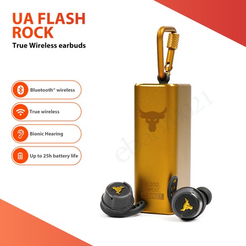 JBL UA FLASH Project Rock True Wireless headphones Bluetooth sport earbuds  | eBay
