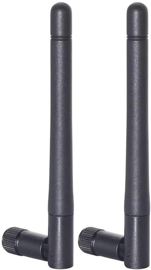 2-Pack Bingfu Dual Band WiFi 2.4GHz 5GHz 5.8GHz 3dBi MIMO RP-SMA Male Antenna - Image 3 of 4