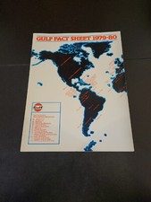1979-80 GULF WORLDWIDE OPERATIONS FACT SHEET BROCHURE CATALOG BOOKLET 