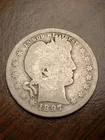 1897-S  San Francisco Mint Silver Barber Quarter