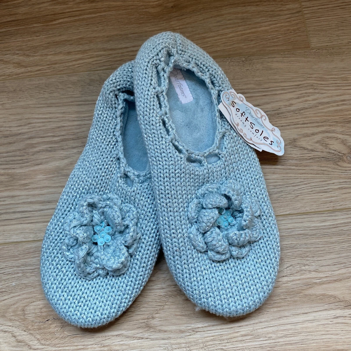 Dearfoam knit slippers new arrivals