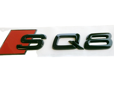 Original Audi / Logo '' SQ8'' / schwarz /  Heck 4M8853735A T94