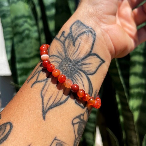 4mm-10mm Natural Gemstone Beaded Stretch Bracelet Crystal Healing Reiki Gifts - Picture 119 of 440