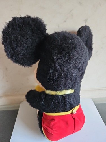 Disney Micky Maus Mickey Mouse 30cm sitzend Plüsch Sammler PA173 56 Vintage - Bild 4 von 6