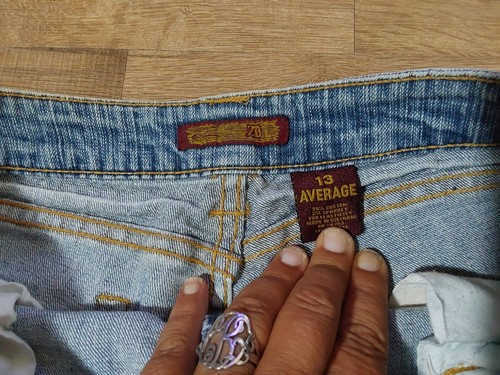 Pantalones Cortos Vaqueros Zana Di Vintage Y2K Talla Promedio 13 Denim - Imagen 3 de 5