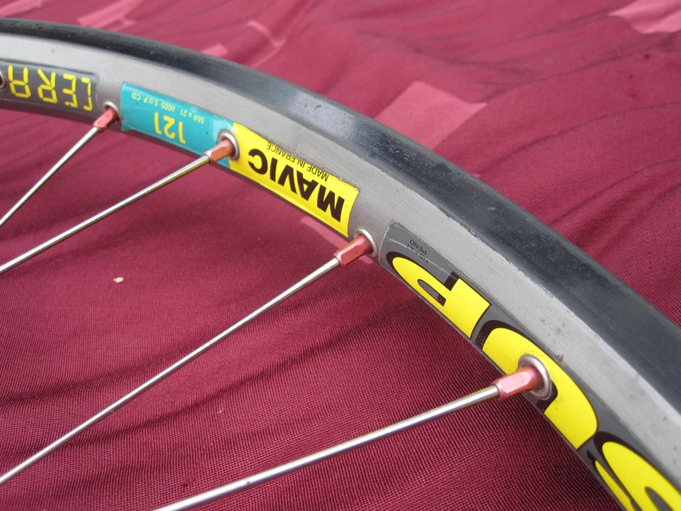 Laufrad vorn MAVIC 121 SUP CERAMIC Felge XTR 900 DT Revolution Retro HighEnd - Bild 2 von 4