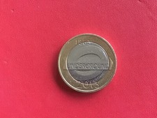 London Underground 2 pound coin rare item (MINTING ERROR) Good condition 2013