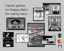 Classic Early Mac Games on 3.5" Floppy Disks: Retro/Vintage Software 🍏➕🍎
