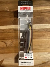 Rapala Bold Shad Deep Mavrik 110 Jerkbait  Suspending Redline Hooks