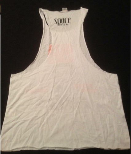 BNWOT IBIZA CALLING 2014 @ SPACE IBIZA VEST T-SHIRT LARGE L - IBIZA CLUB POSTERS - Picture 2 of 2