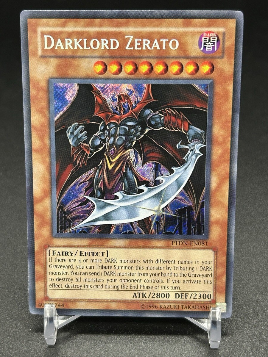 遊戯王 Darklord Zerato PTDN-EN081 3枚 英語 Darklord Zerato PTDN-EN081 Unlimited Secret Rare English NM Konami