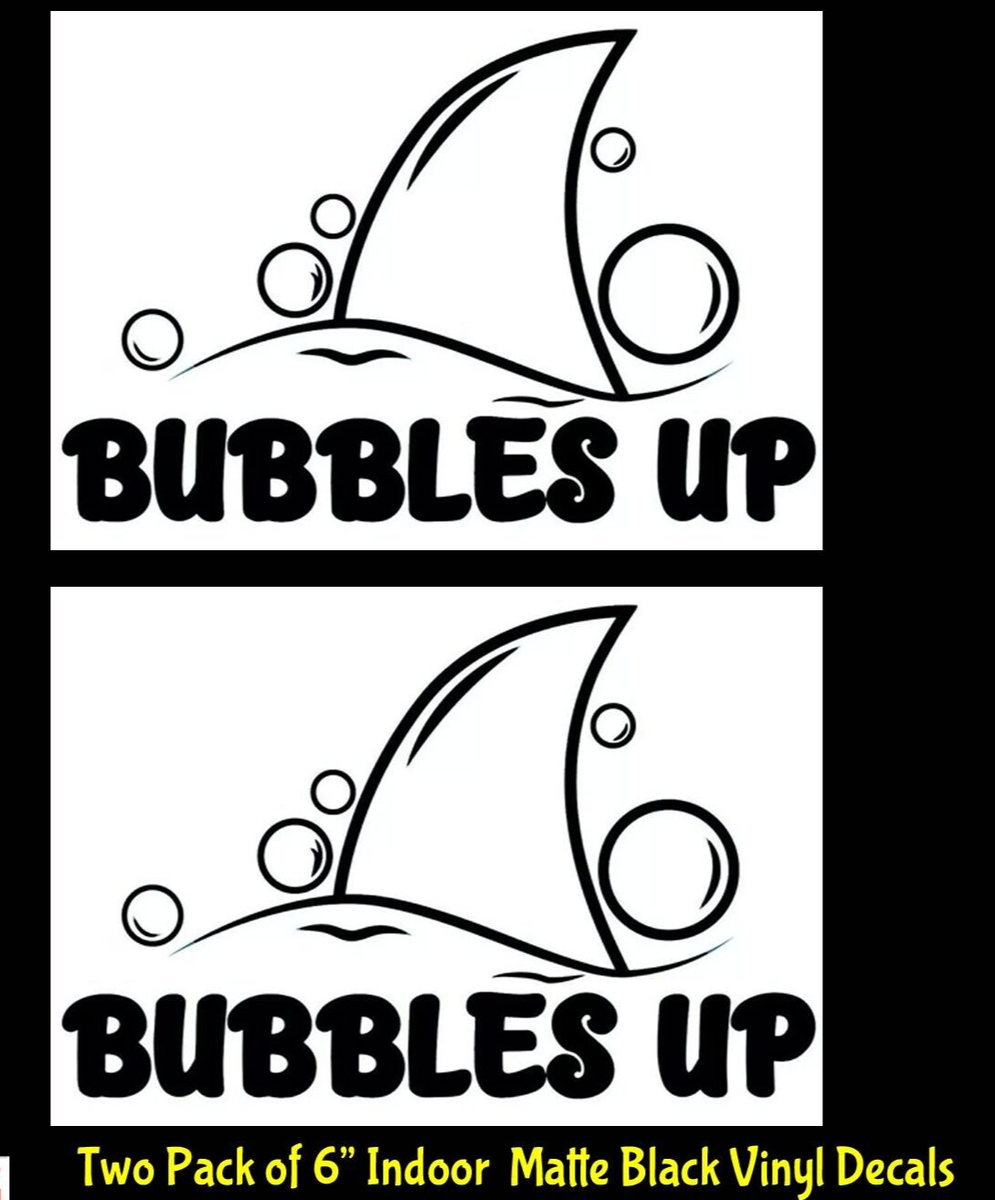Bubbles Up RIP Jimmy Indoor Removable Black Vinyl Decal Laptop Tablet Walls  | eBay