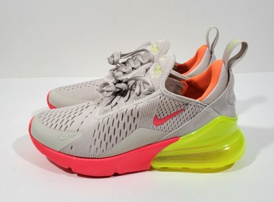 Nike Air Max 270 Womens Running Shoes Desert Sand Hot Punch Size 6 | eBay