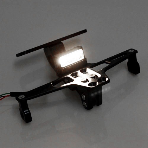 Motorcycle License Plate Holder Mount W/ LED Tail Light Fender Eliminator Kit - Picture 13 of 13