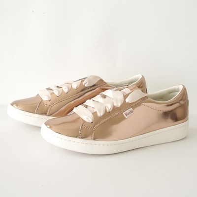 kate spade rose gold sneakers