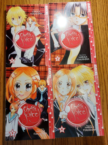 Cherry Juice Vol 1-4 Manga Complete Lot, Haruka Fukushima, Tokyopop - Afbeelding 1 van 10