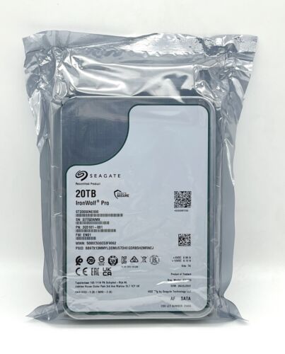 ST20000NE000 Seagate NAS Ironwolf Pro 20TB 3.5 256M Internal SATA Hard Drive - Picture 2 of 3