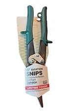 Diamond 10" Cut Right Aviation Snips DAR10GH USA Lifetime Warranty