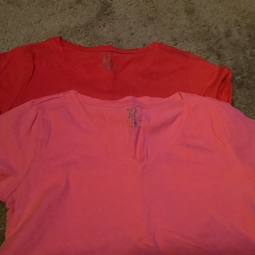 T-shirt New York & Co (6) verde, rosa, nero, corallo, blu, rosso, ottime condizioni spedizione gratuita - Foto 3 di 9