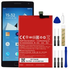 For OnePlus 2 A2001 A2003 A2005 Replacement Battery BLP597 Tools