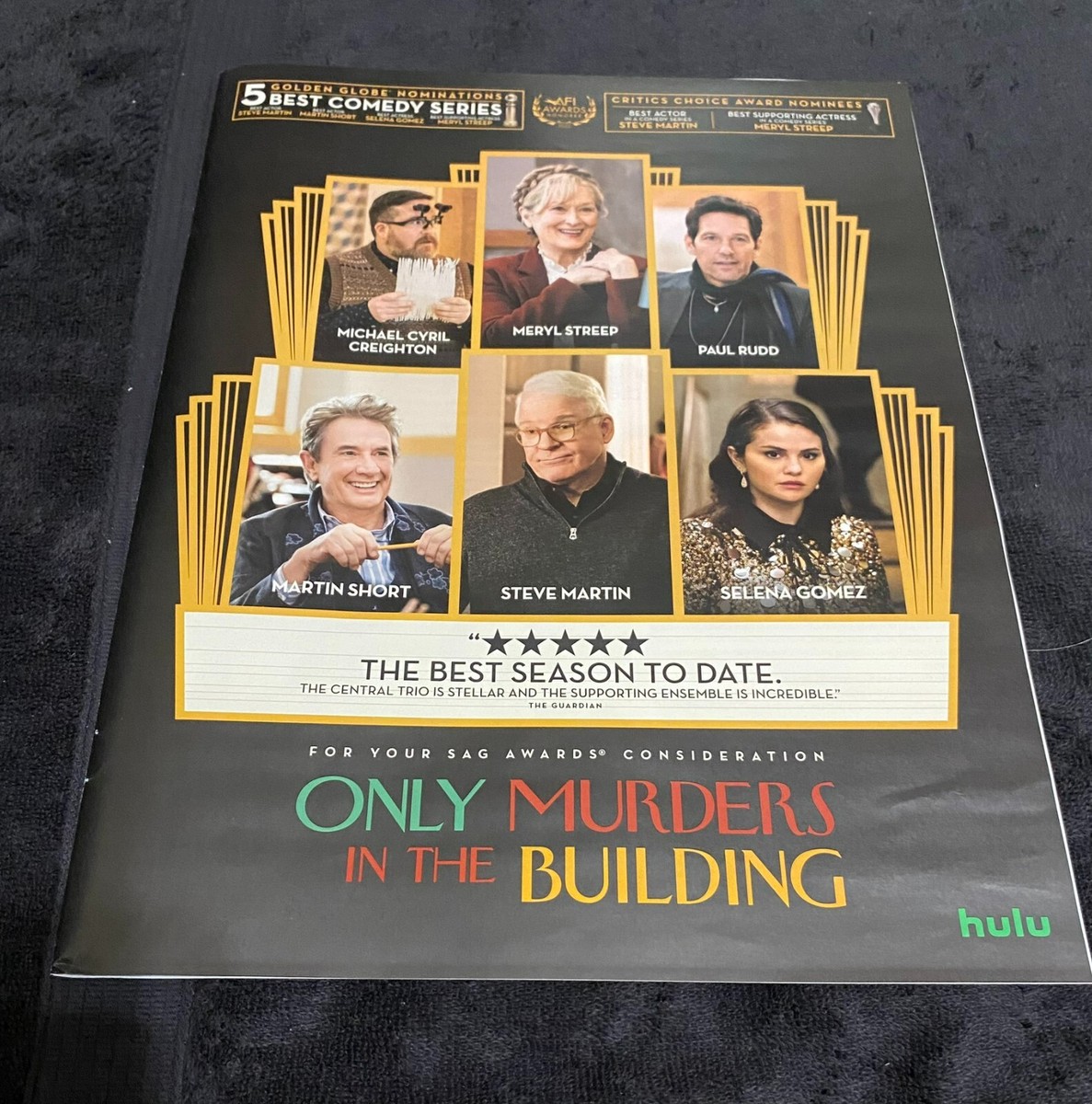 ONLY MURDERS IN THE BUILDING 2024 Emmy ad Selena Gomez, Paul Rudd