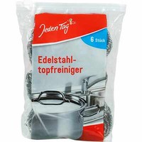 Jeden Tag Edelstahlspirale 6Stk Packung