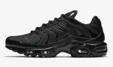 New Nike Air Max Plus TN Men's All black Cool Air Cushion Shoes