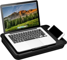 Sidekick Lap Desk with Device Ledge & Phone Holder, Fits Up to 15.6" Laptops – B
