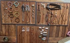 2+ Lbs Mixed Jewelry Lot Wearable Vintage Modern Gold Silver Tone Costume Bundle