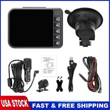 For A4 Dash Cam Front and Rear 4K Dash Camera, 2.4GHz WiFi, 2" Touch Screen