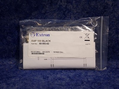 NEW Lot of 4 Extron 60-593-02 Low-Profile AV Connectivity Mount Frame BLK (BN157