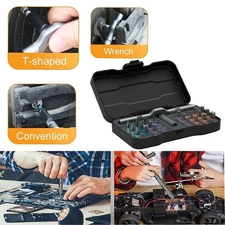 Home Repairs 24 In 1 Multi Bit Magnetic Screwdriver Set Multifunctional Toolbox 