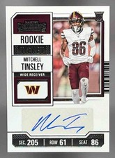 2023 Panini Contenders Mitchell Tinsley #304 RC Rookie Ticket Auto Commanders