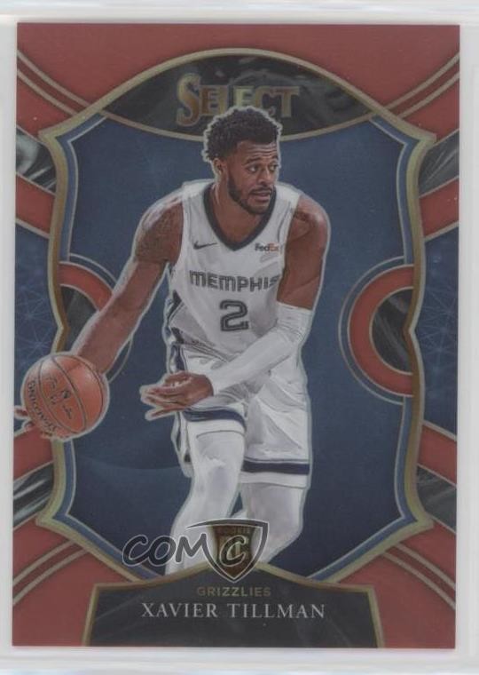 2020-21 Panini Select Concourse Red Prizm /199 Xavier Tillman #95 4xw