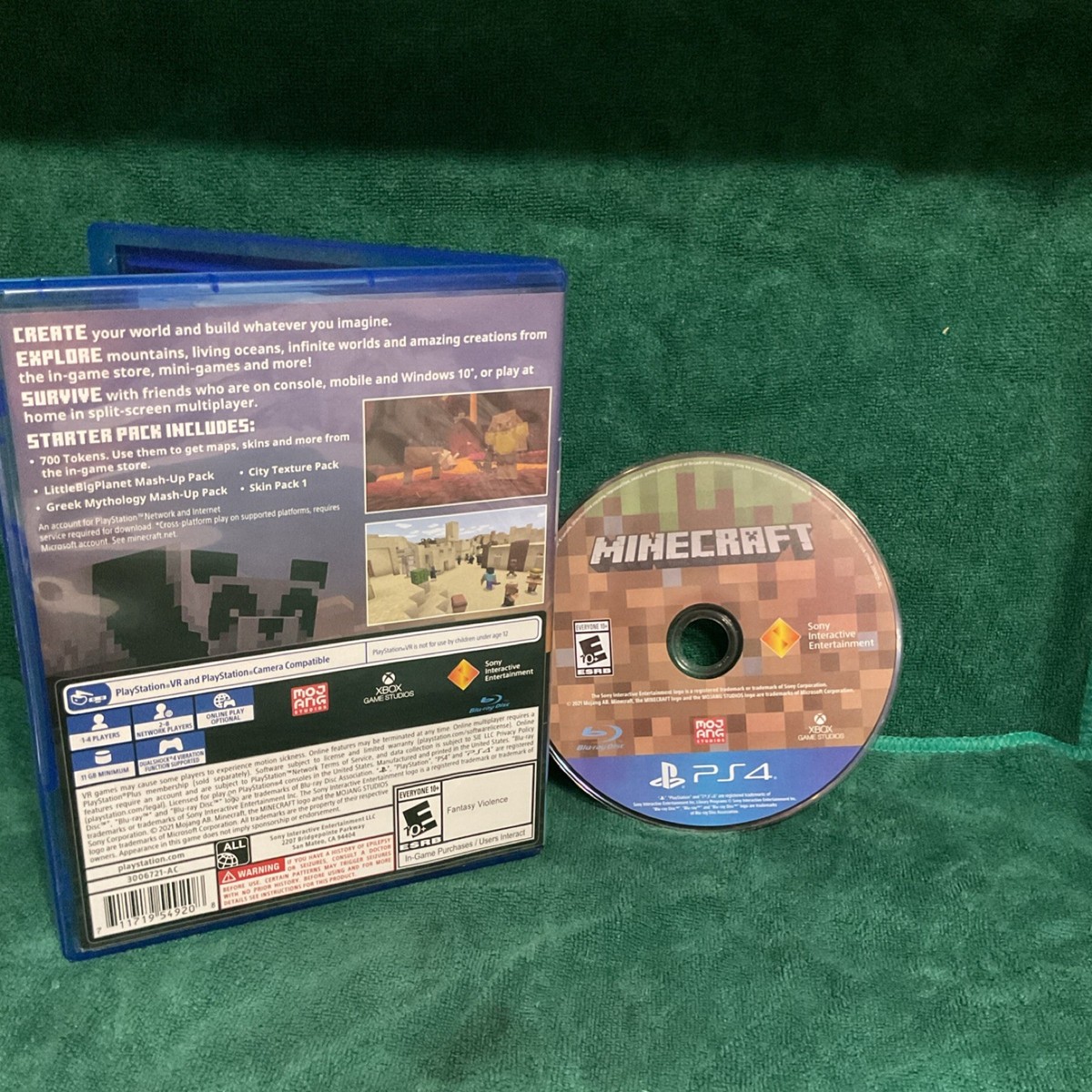 Sony Interactive Entertainment Minecraft PS4 VR Compatible Starter