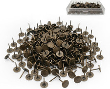 Heavy Duty Thumb Tacks, Extra Long Sharp Pins for Upholstery, Cork Boards  Bull