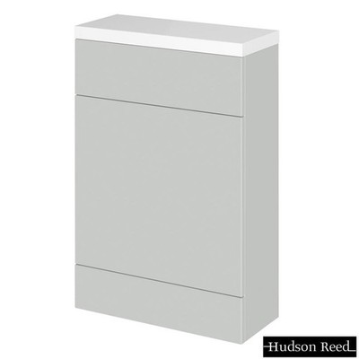 Hudson Reed Fusion Grey Mist Back to Wall Compact WC Toiletteneinheit & Top - CBI419