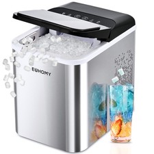 EUHOMY Nugget Ice Makers Countertop, 35lbs/24H, Portable Ice Maker Machine
