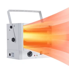 VEVOR Electric Garage Heater 5000Watt Ceiling Mounted for Workshop 240V White