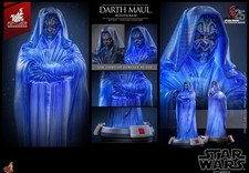 Star Wars Phantom Menace Darth Maul Hologram 1/6 Scale Hot Toys Light-Up Sealed