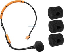 3-Pack Mic Cover for Shure SM31FH SM31 Fitness,PGA31-TQG,P31 Headset