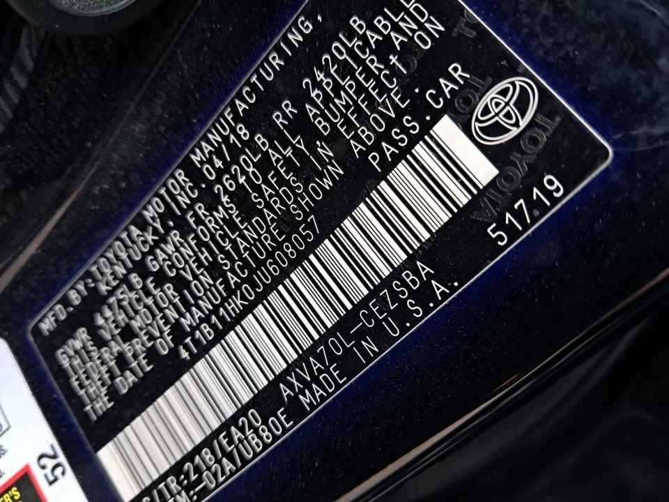 (LOCAL PICKUP ONLY) Fuel Tank 2GRFKS Engine Fits 18-24 CAMRY 2653091 - Image 3 of 4