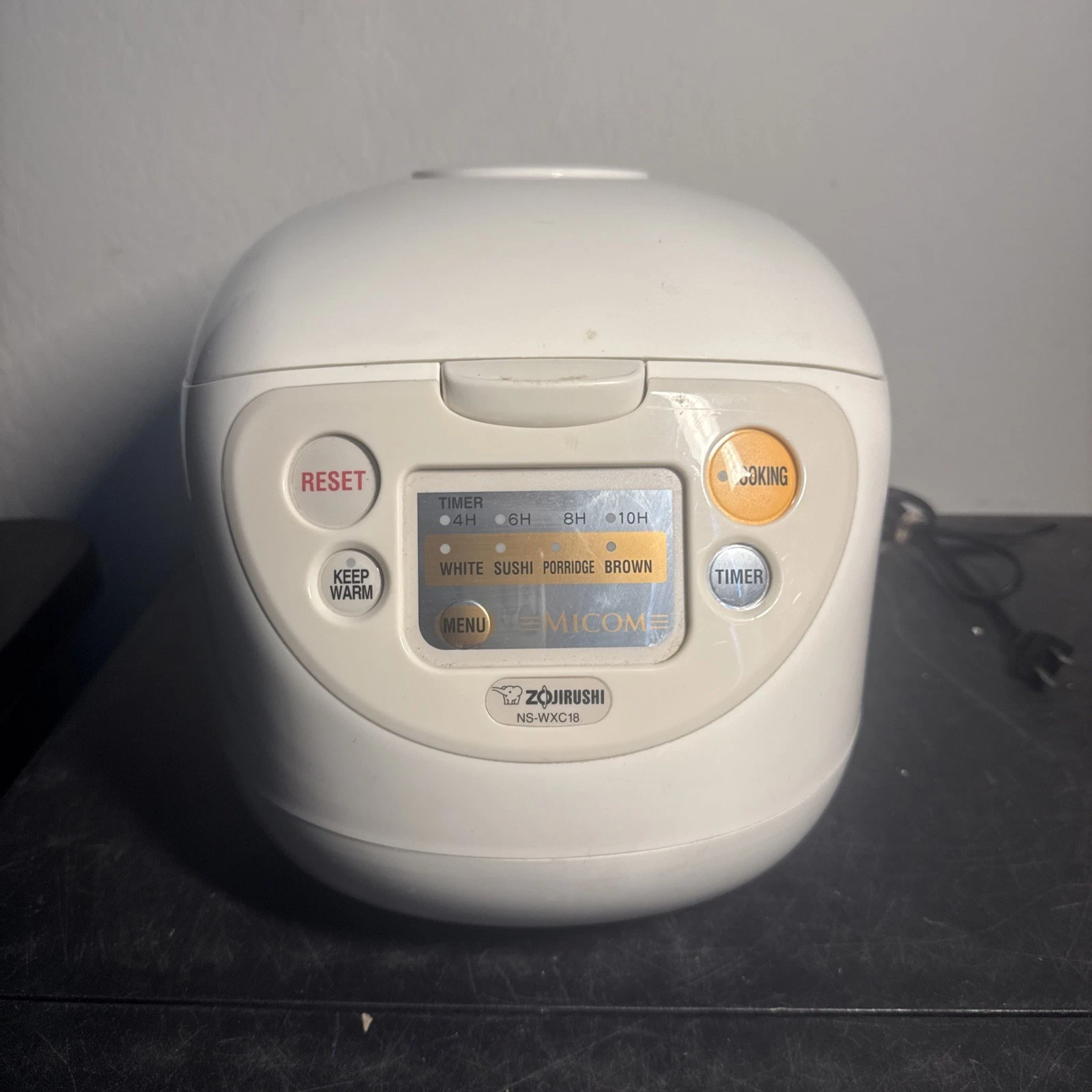 Zojirushi NS-WXC18 Rice Cooker and Warmer Tested & Working 10 Cups