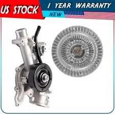 Water Pump + Electric Fan Clutch Kit Fits 2003-2008 Dodge Ram 1500 2500 Pickup