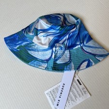 Eugenia Kim OS Toby Bucket Hat Blue White Cot...