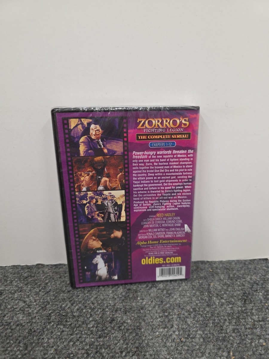 Zorro's Fighting Legion: the Complete Serial (DVD, 1939) for sale