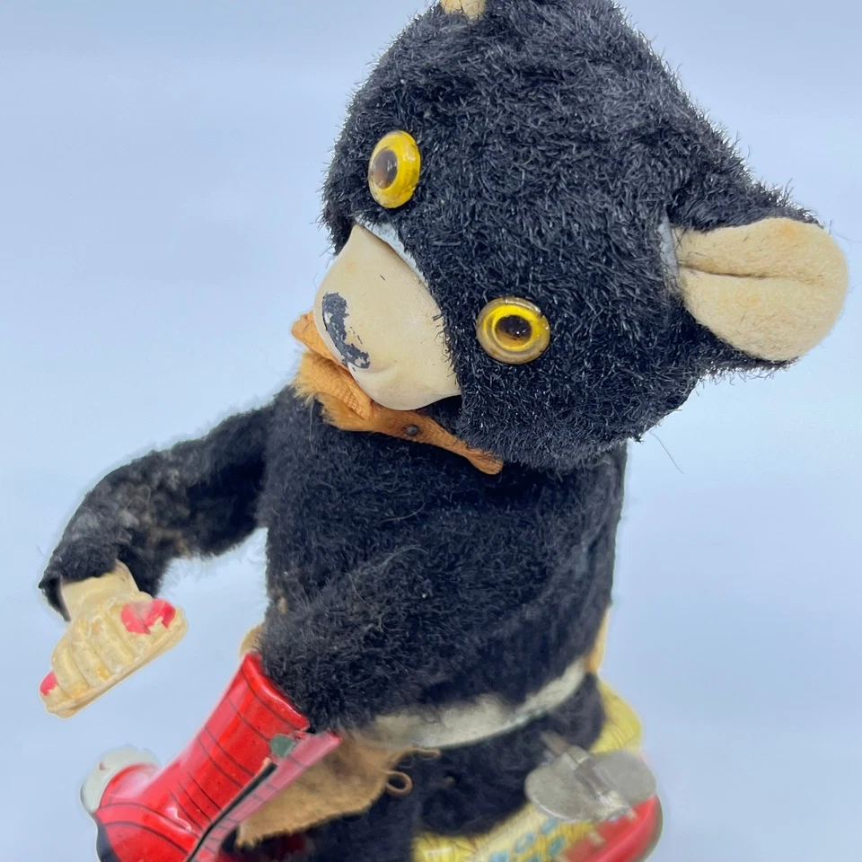 Zapato de cuerda litográfica de hojalata vintage Line Mar FUNCIONA TF5 Foto 3 de 4