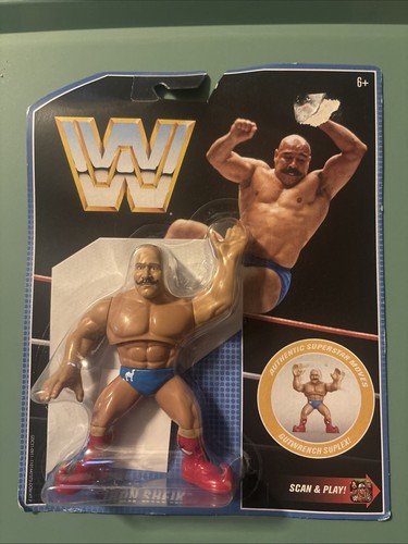 WWE MATTEL RETRO SERIES 8 - IRON SHEIK WRESTLING A...